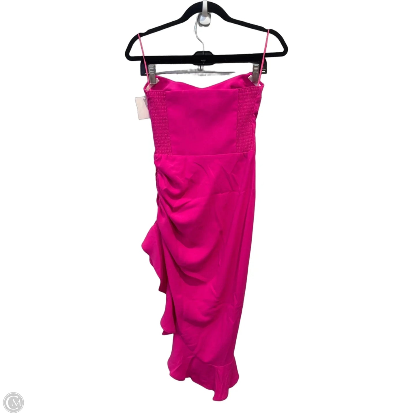 Dress Party Midi By Amanda Uprichard In Pink, Size: S