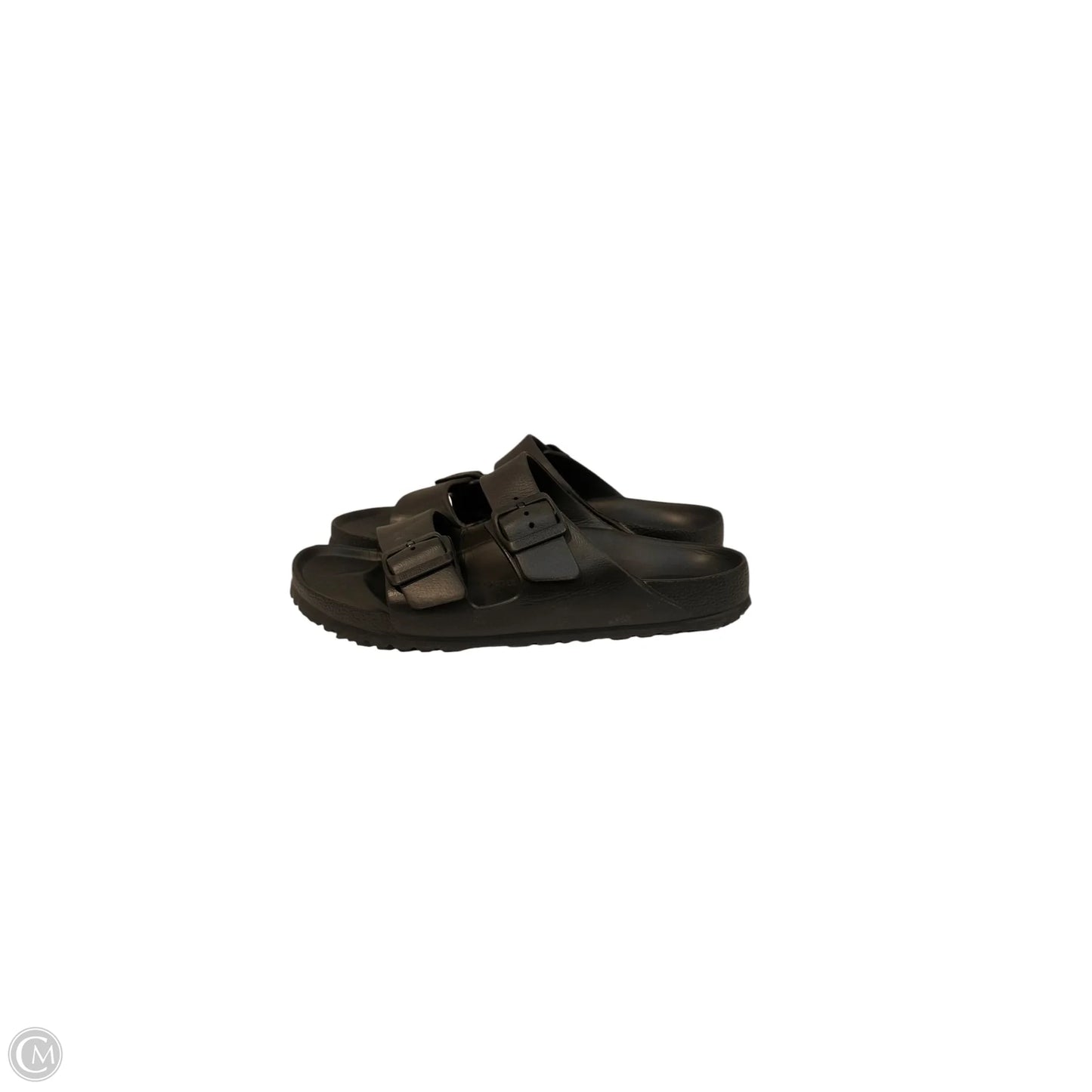 Sandals Flats By Birkenstock In Black, Size: 9