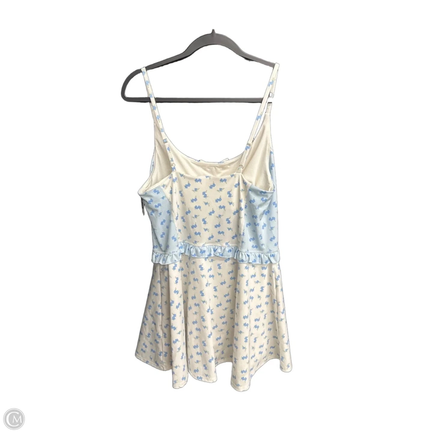 Athletic Dress By Clothes Mentor In Blue & White, Size: L