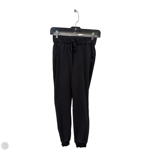 Athletic Pants By Lululemon In Black, Size: Xs