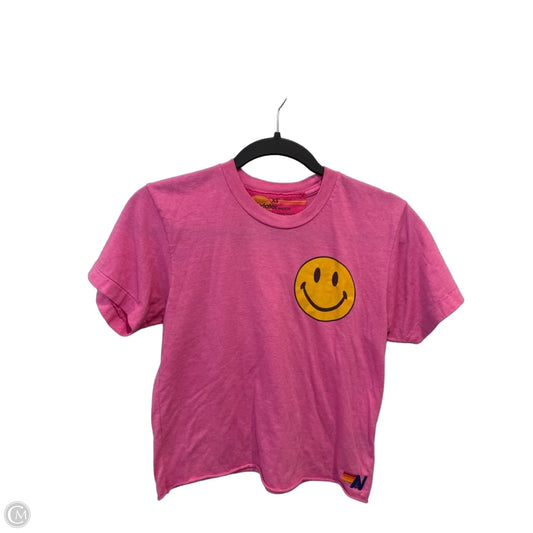 Top Short Sleeve By Clothes Mentor In Pink, Size: Xs