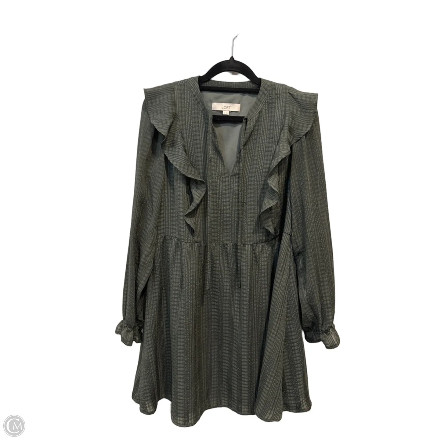 Dress Casual Short By Loft In Green, Size: Xs