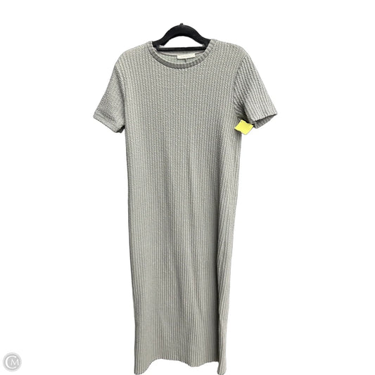 Dress Casual Midi By Zara In Grey, Size: S