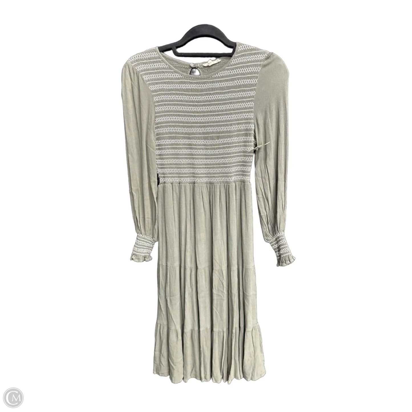Dress Casual Midi By In Loom In Green, Size: L