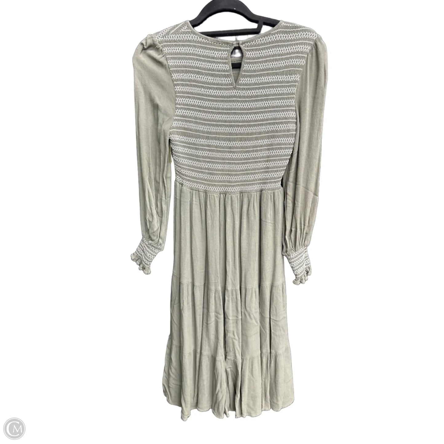 Dress Casual Midi By In Loom In Green, Size: L