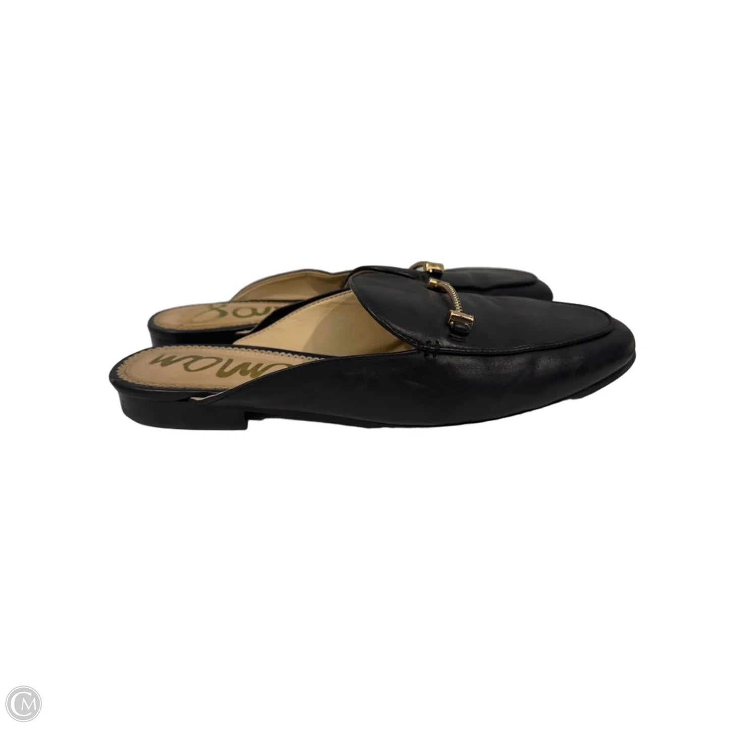 Shoes Flats By Sam Edelman In Black & Gold, Size: 10