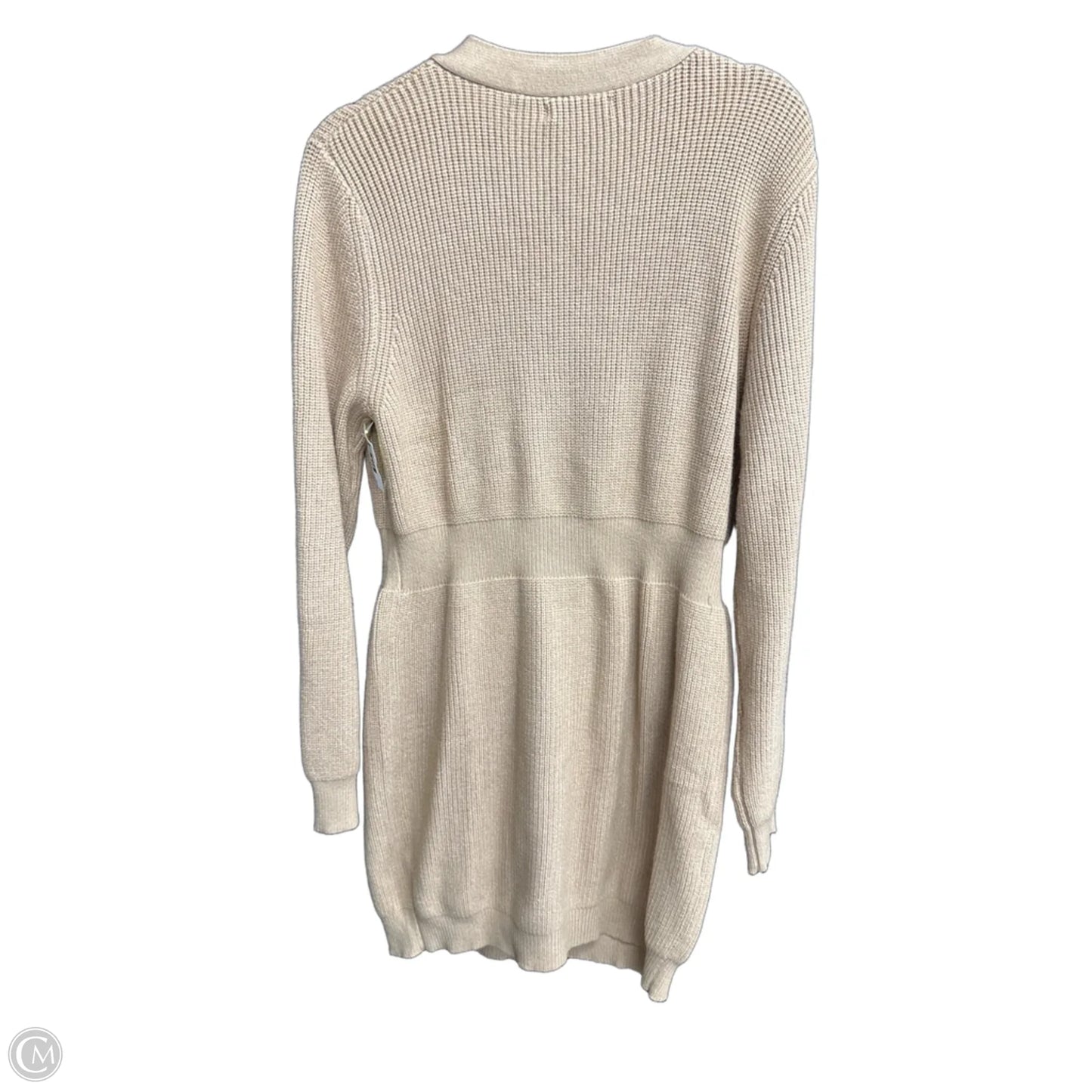 Dress Sweater By Clothes Mentor In Beige, Size: M