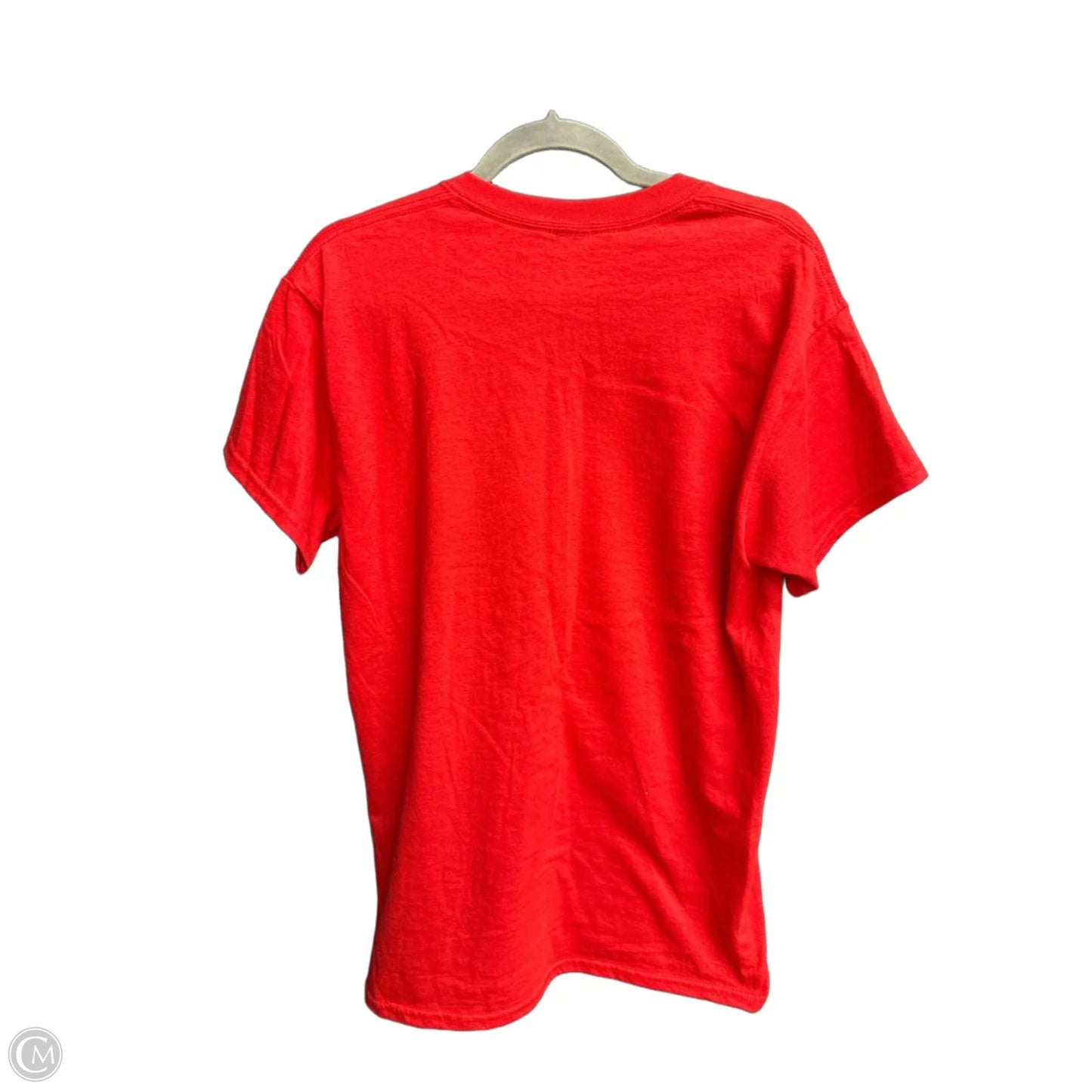 Top Short Sleeve By Gildan In Red, Size: M