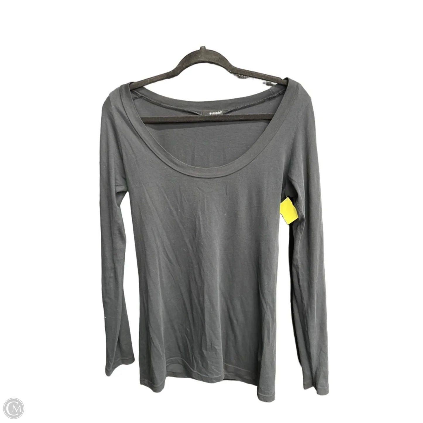 Top Long Sleeve By La Made In Black, Size: S