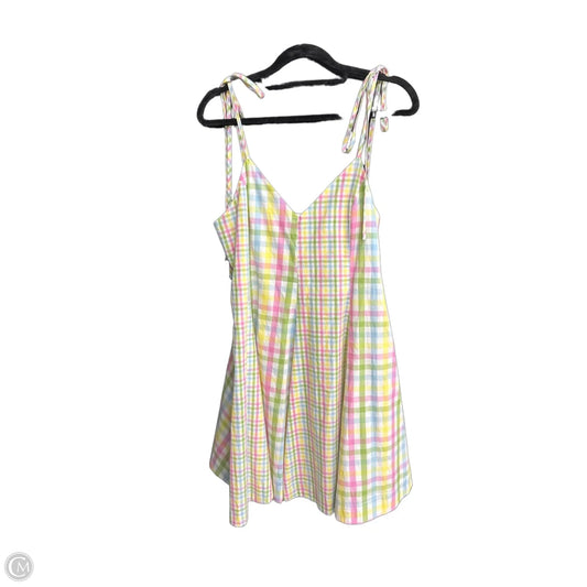 Dress Casual Short By Pinch In Plaid Pattern, Size: M