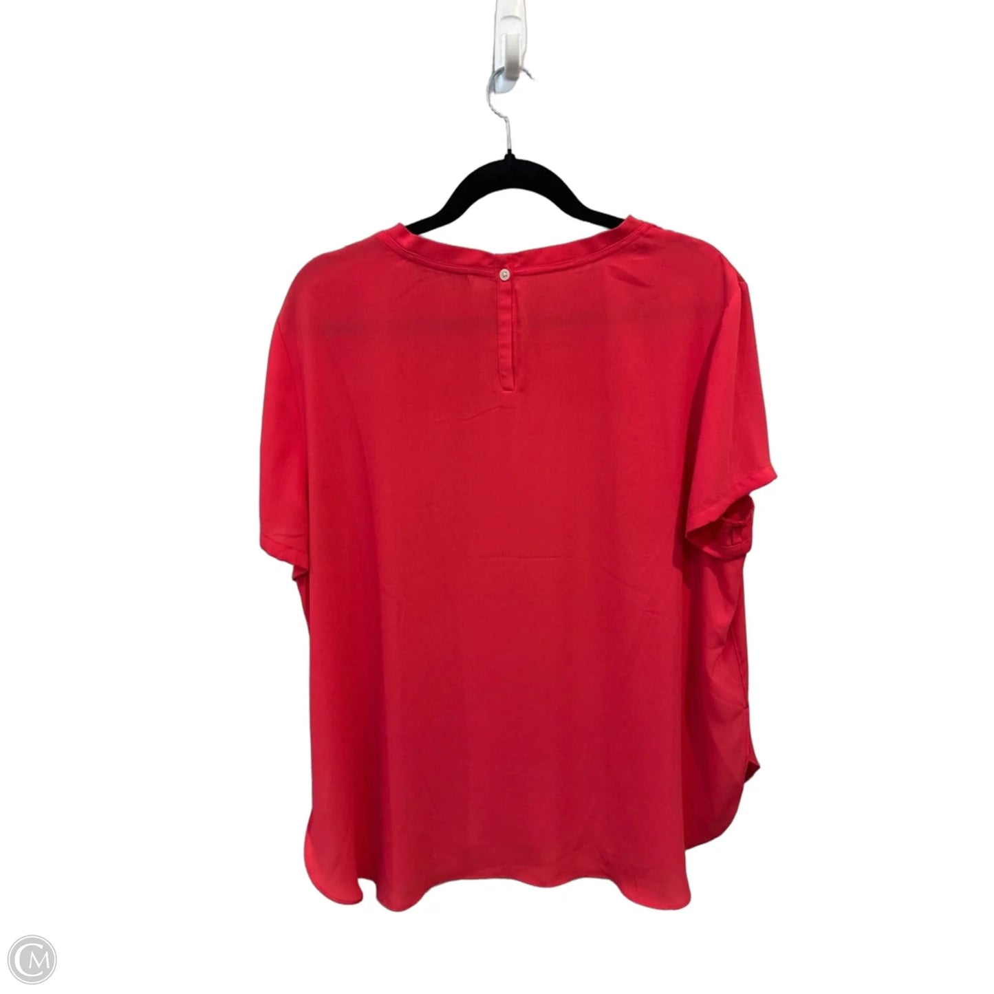 Top Short Sleeve By Loft In Red, Size: Xl