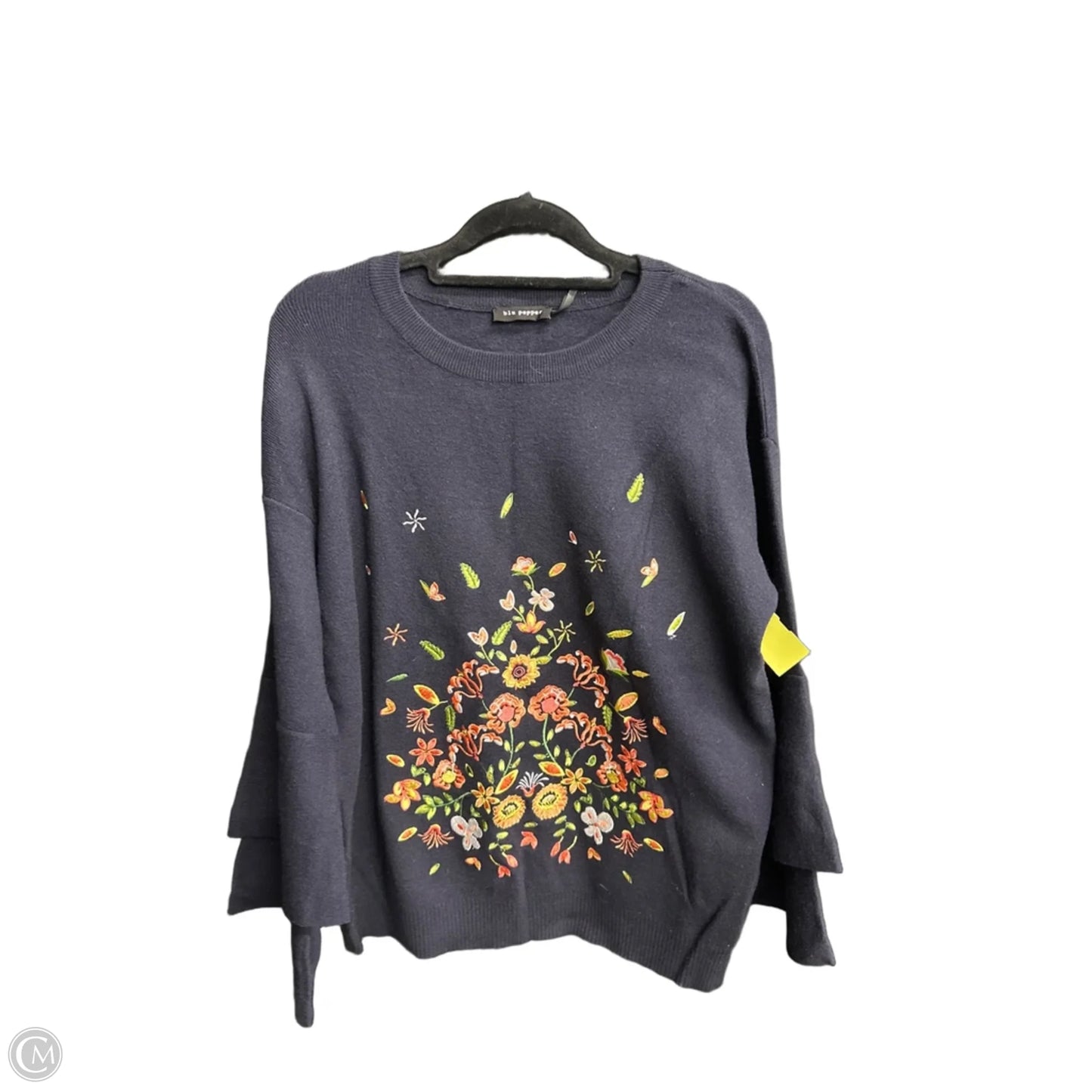 Sweater By Blu Pepper In Navy, Size: M