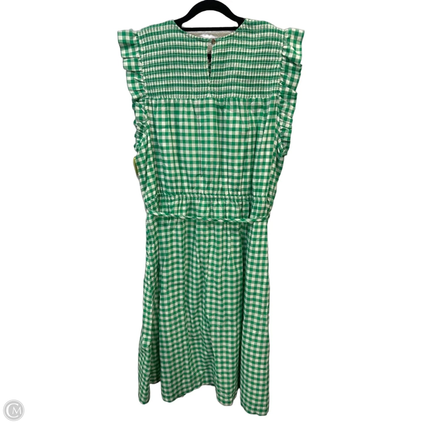 Dress Casual Midi By Draper James In Green & White, Size: 2x