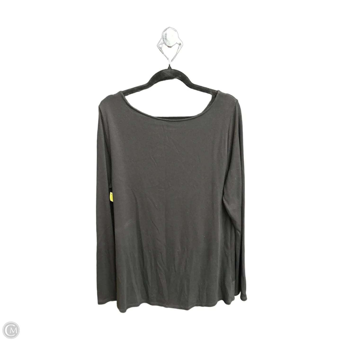 Top Long Sleeve By Loft In Black, Size: L