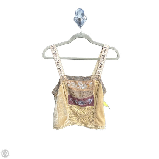 Top Sleeveless By Free People In Brown & Tan, Size: S