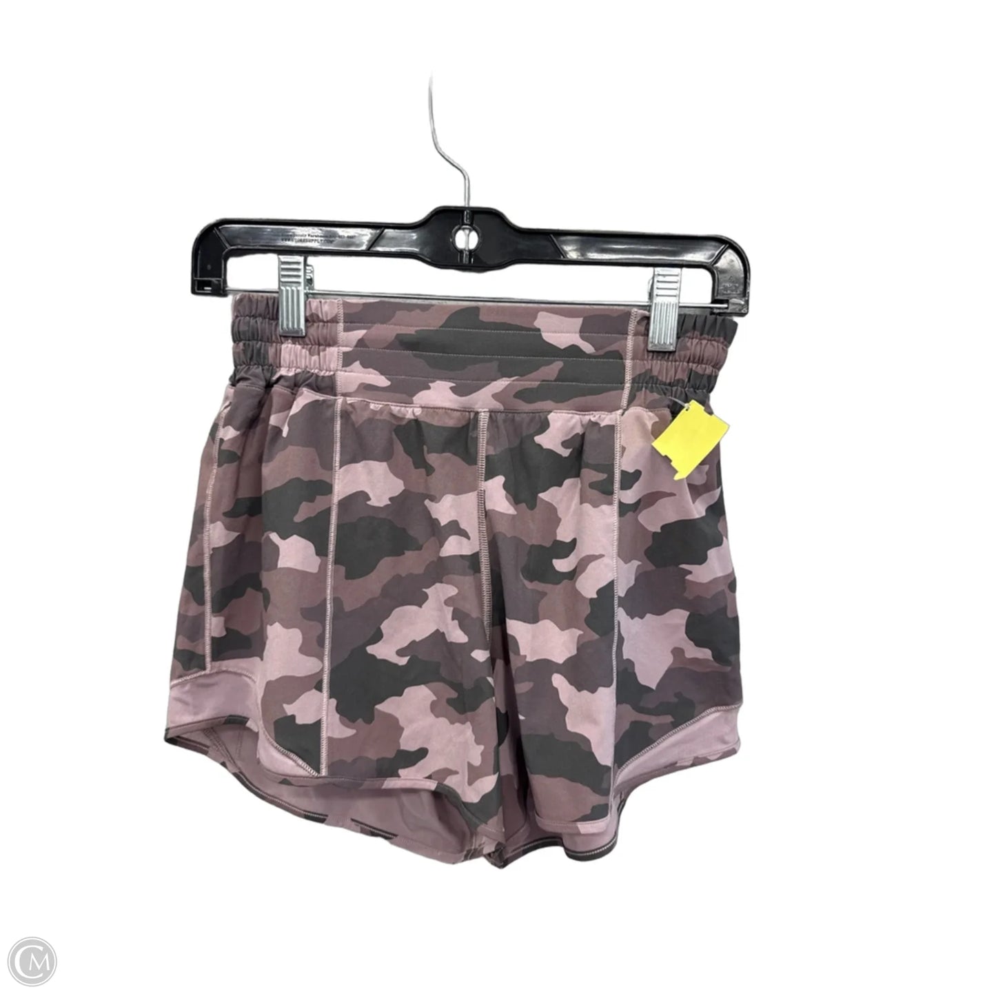 Athletic Shorts By Lululemon In Camouflage Print, Size: S