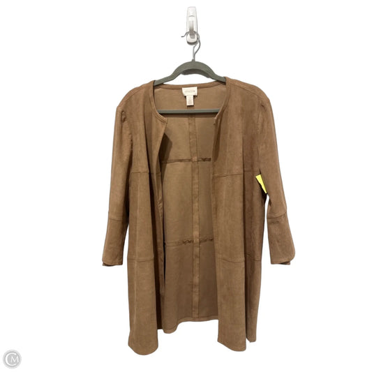 Coat Other By Chicos In Brown, Size: L