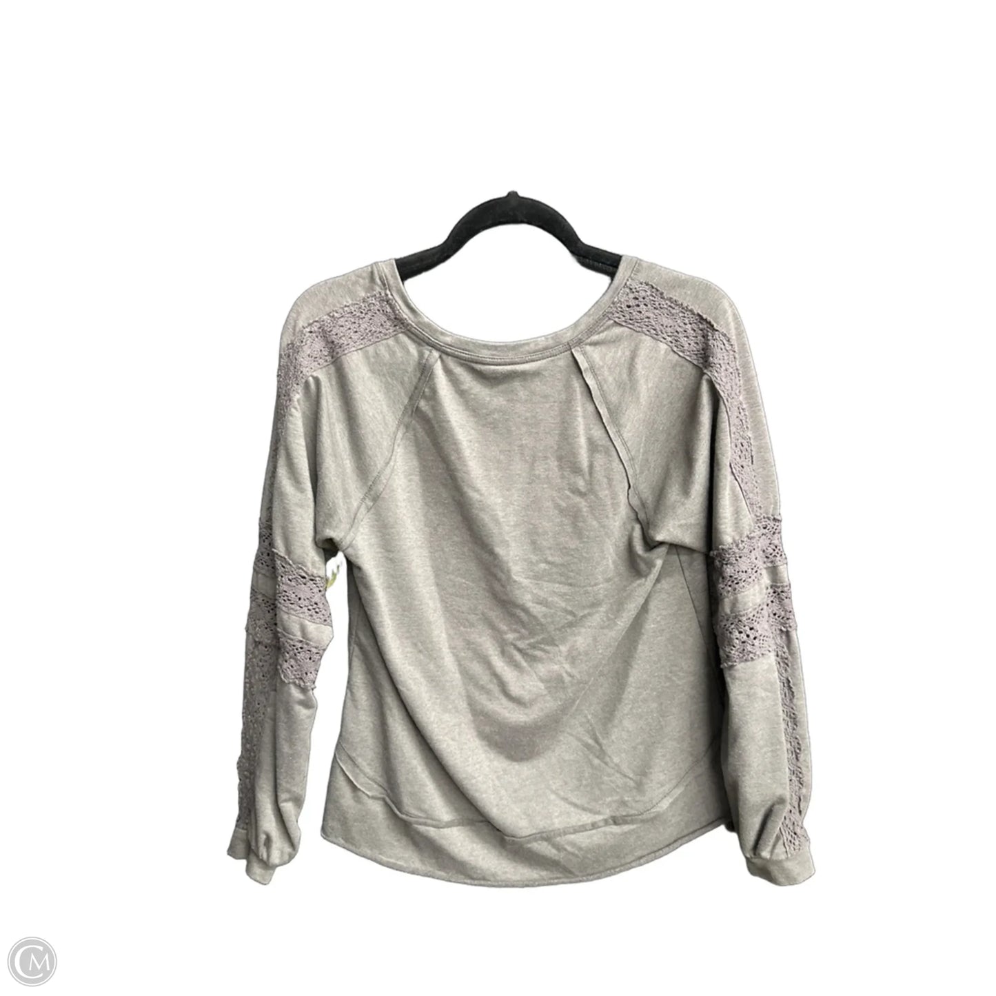 Top Long Sleeve By Knox Rose In Grey, Size: M