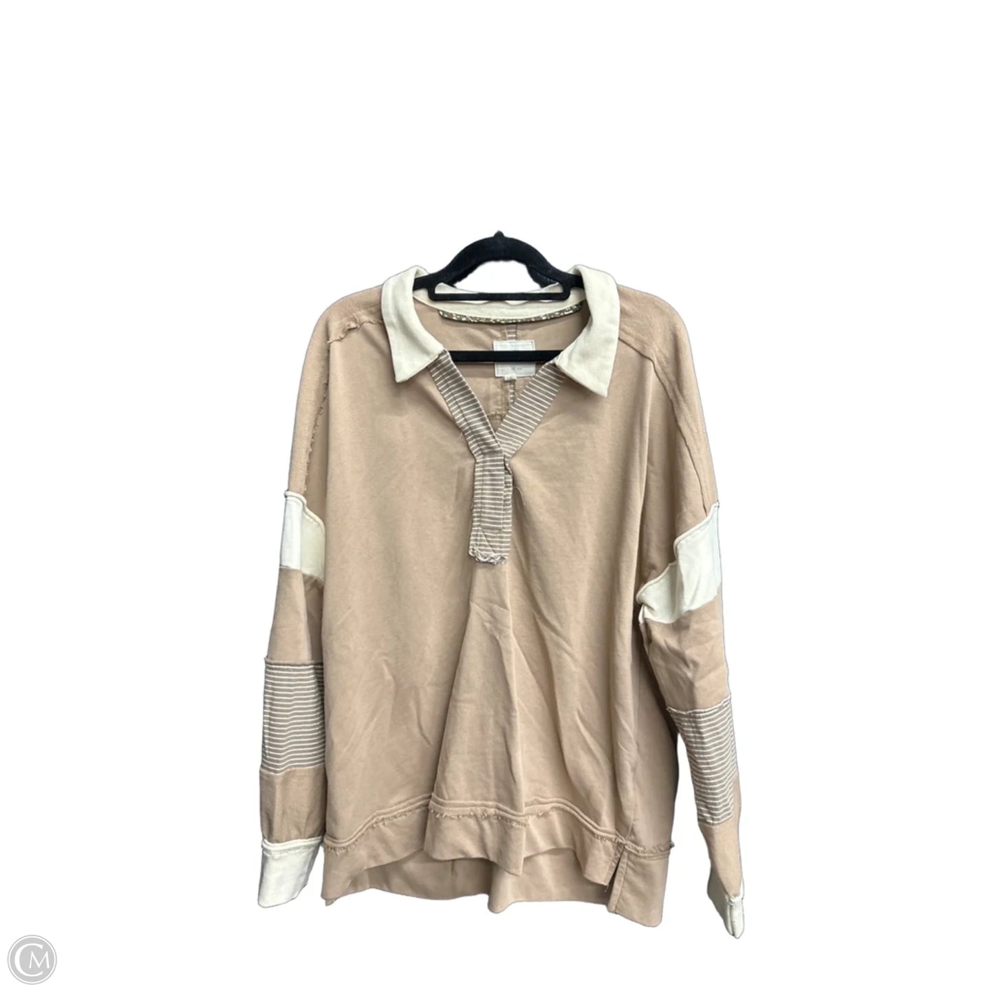Top Long Sleeve By Umgee In Brown, Size: M