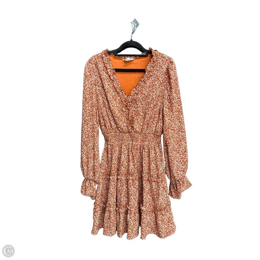 Dress Casual Short By Loveriche In Orange, Size: M