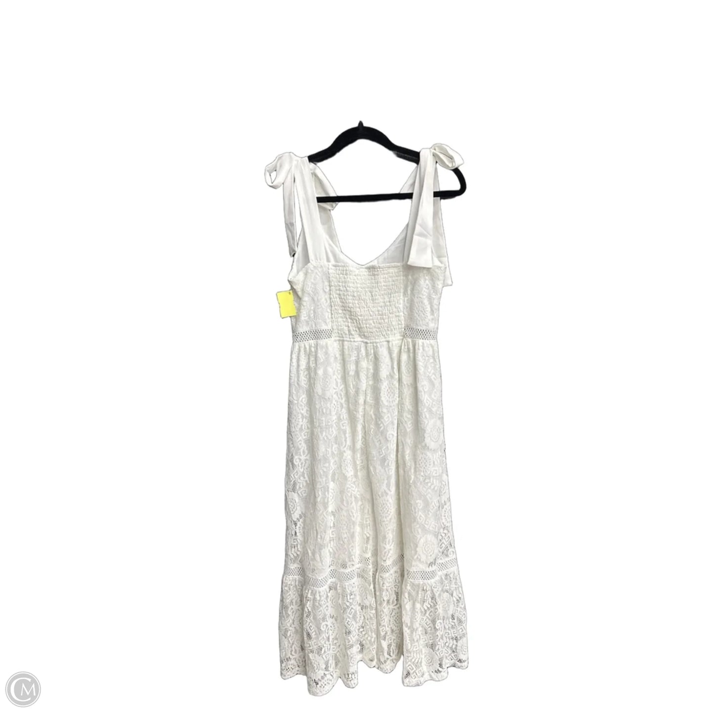 Dress Casual Midi By Blu Pepper In White, Size: L