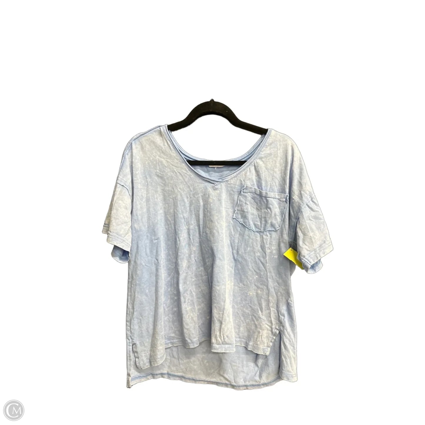 Top Short Sleeve By New In In Blue, Size: M
