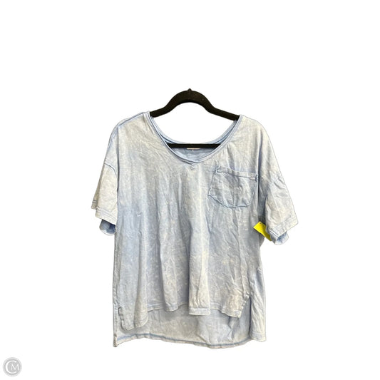 Top Short Sleeve By New In In Blue, Size: M