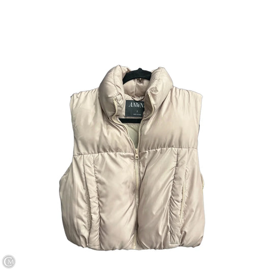 Vest Puffer & Quilted By Clothes Mentor In Tan, Size: S