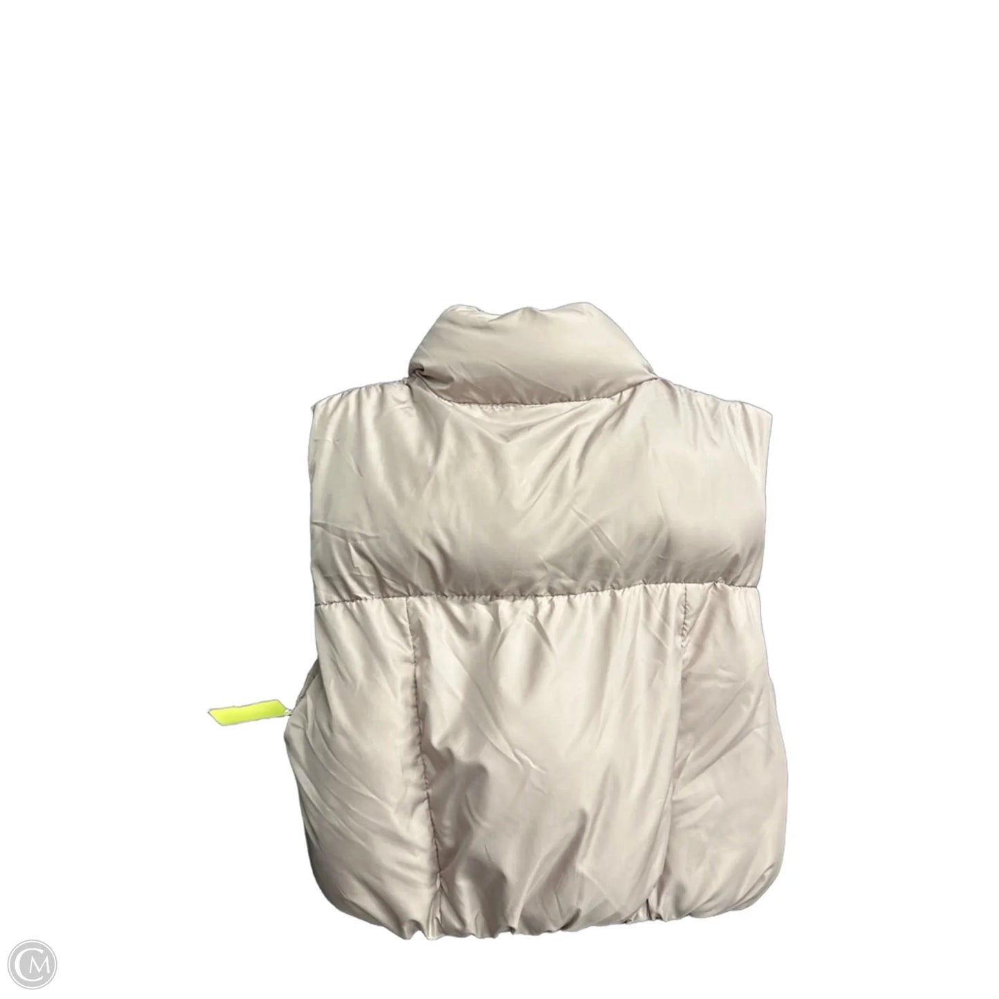 Vest Puffer & Quilted By Clothes Mentor In Tan, Size: S