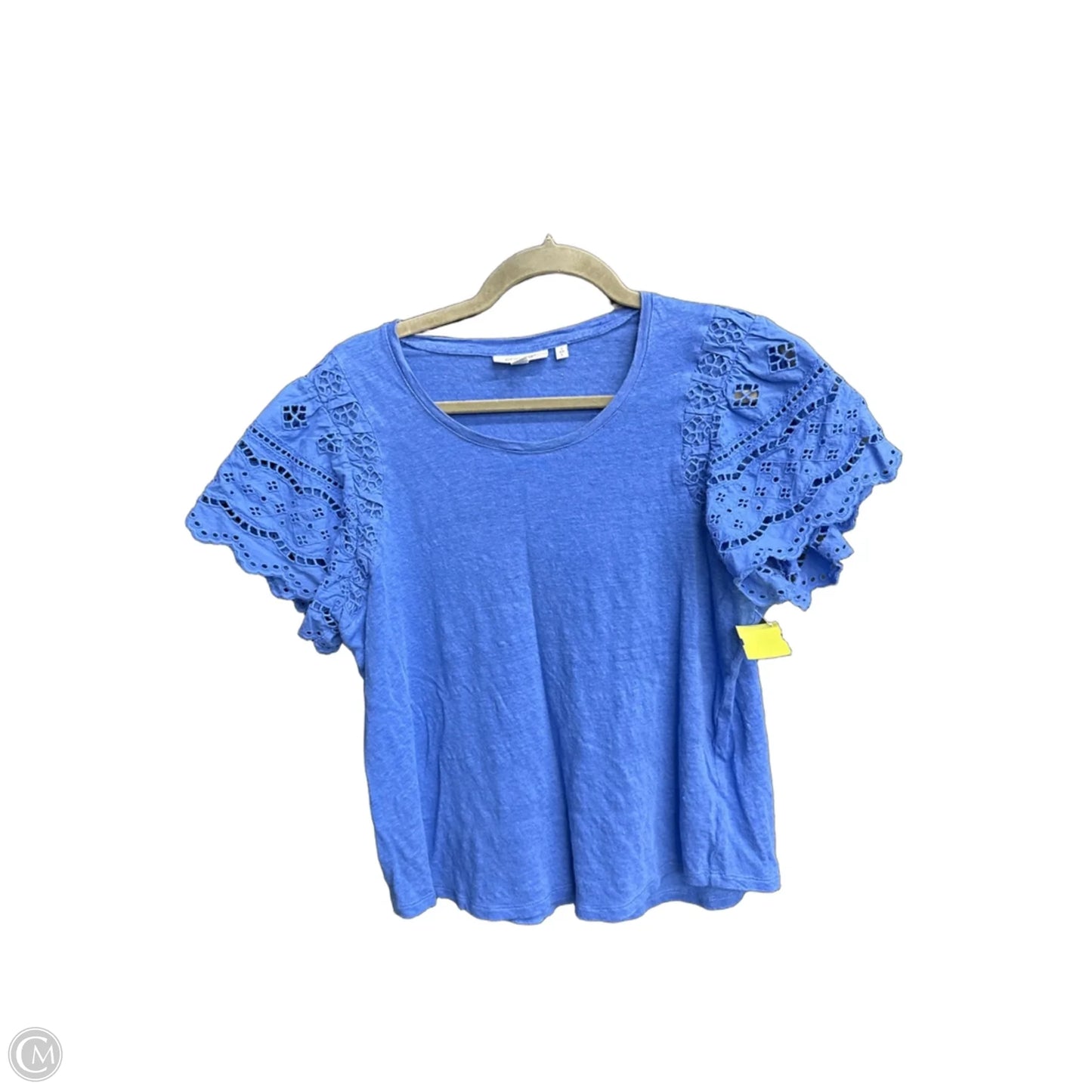 Top Short Sleeve By Chicos In Blue, Size: L