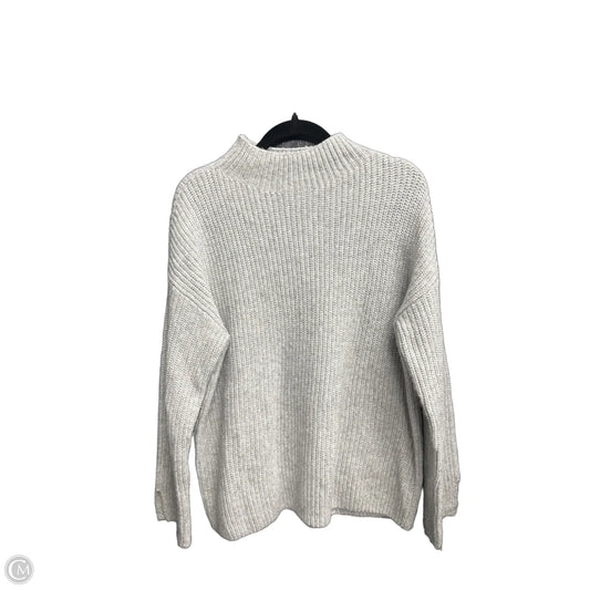 Sweater By Loft In Grey, Size: L