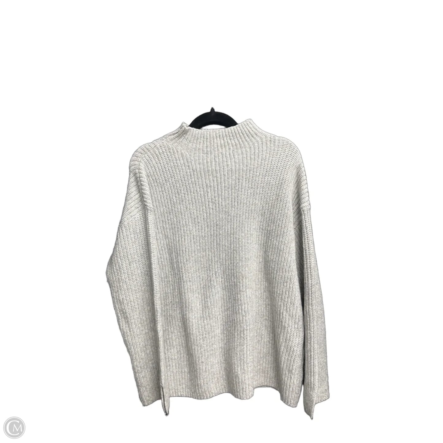 Sweater By Loft In Grey, Size: L