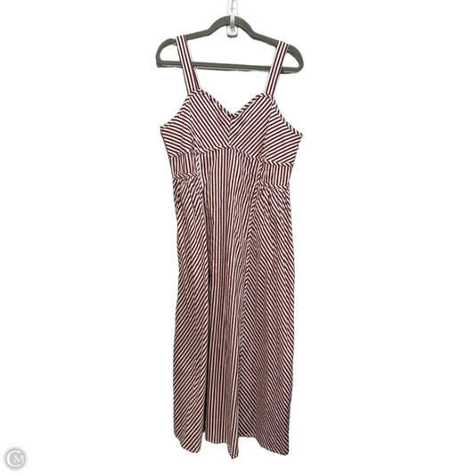 Dress Casual Maxi By Clothes Mentor In Striped Pattern, Size: L