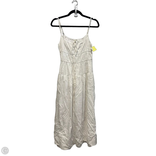 Dress Casual Maxi By Sim & Sam In White, Size: S