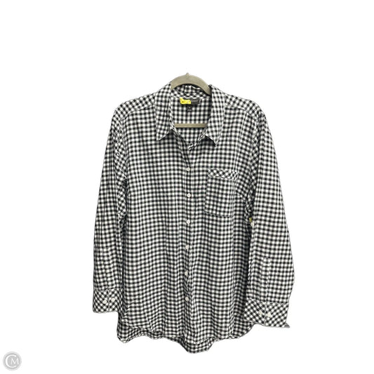 Top Long Sleeve By Lane Bryant In Black & White, Size: 2x