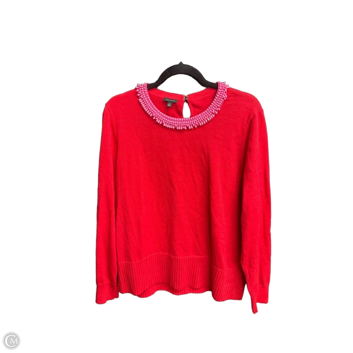 Sweater By Talbots In Red, Size: Xl