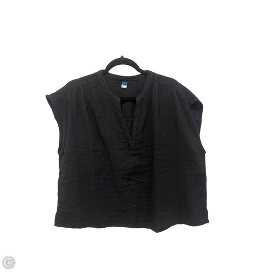 Top Sleeveless By Old Navy In Black, Size: L