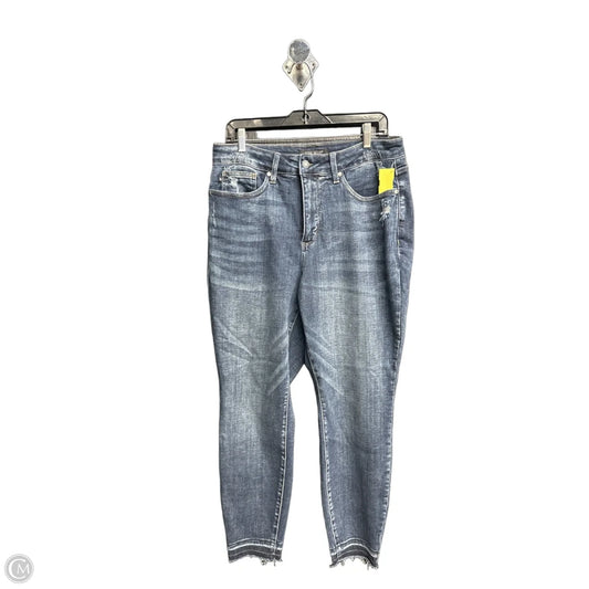 Jeans Skinny By Judy Blue In Blue Denim, Size: 16