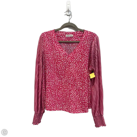 Top Long Sleeve By Southern Grace In Pink, Size: L