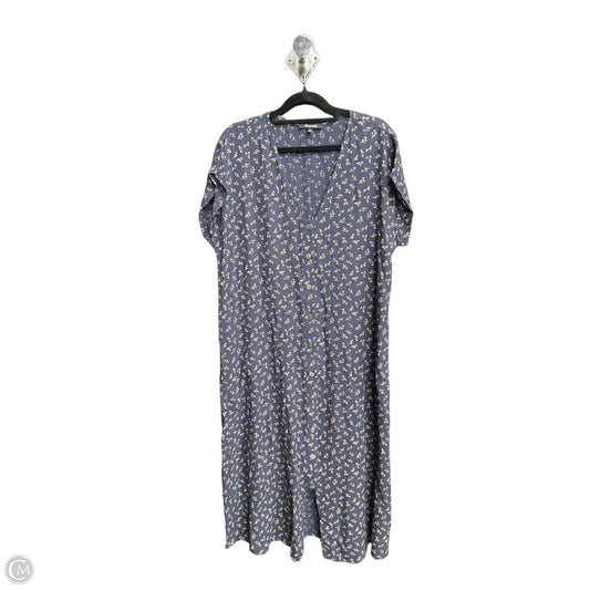 Dress Casual Midi By Madewell In Floral Print, Size: M