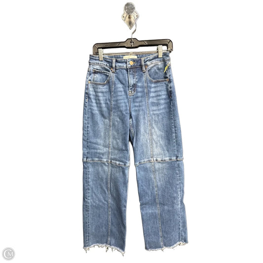Jeans Wide Leg By Risen In Blue Denim, Size: 2