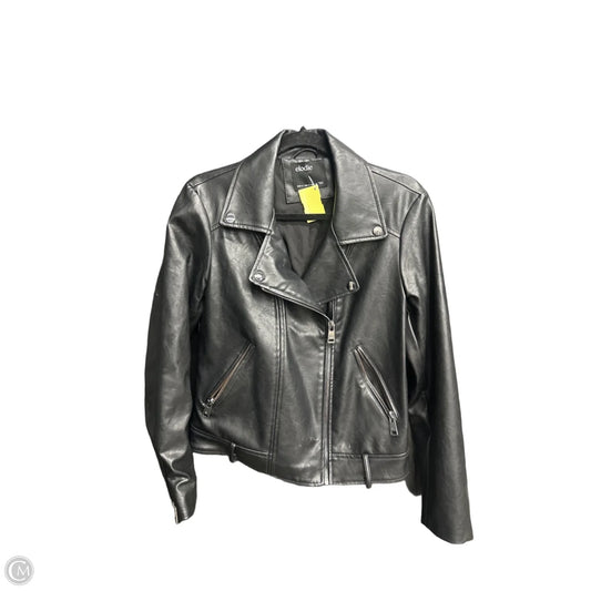 Jacket Moto By Elodie In Black, Size: M