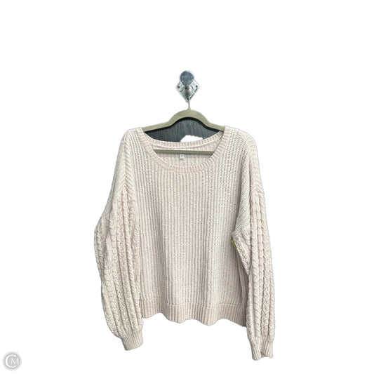 Sweater By Fever In Cream, Size: Xl