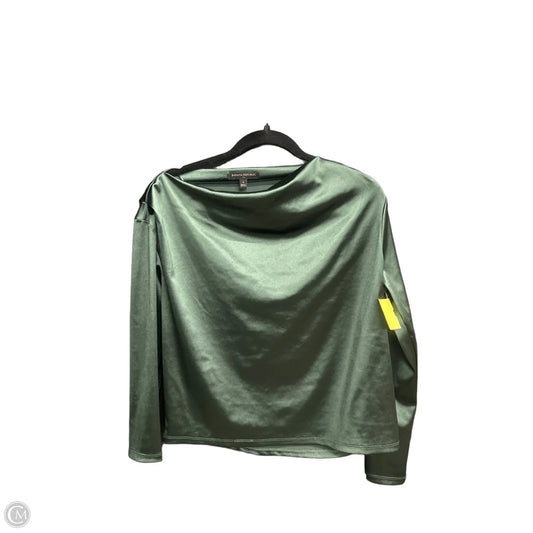 Top Long Sleeve By Banana Republic In Green, Size: S