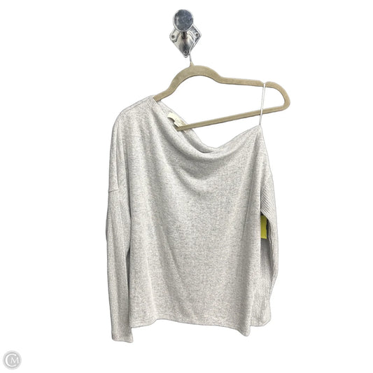Top Long Sleeve By Loft In Grey, Size: S