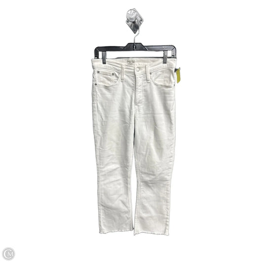 Jeans Boot Cut By J. Crew In White Denim, Size: 4