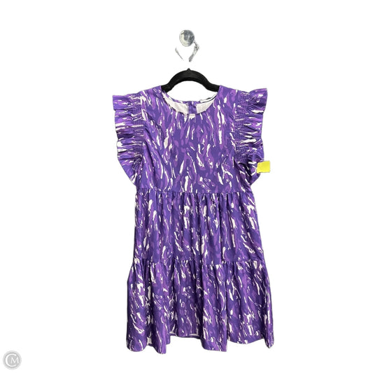 Dress Casual Short By Michelle Mcdowell In Purple, Size: S