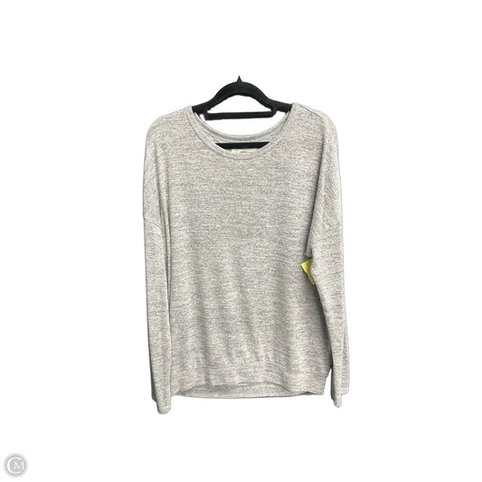 Top Long Sleeve By Cupio In Grey, Size: M