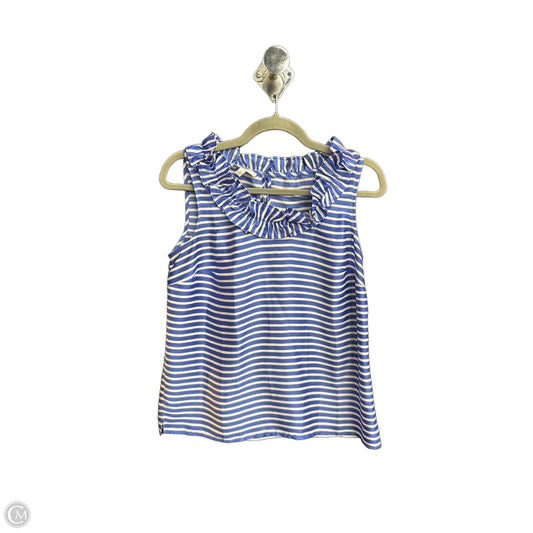 Top Sleeveless By Talbots In Striped Pattern, Size: S