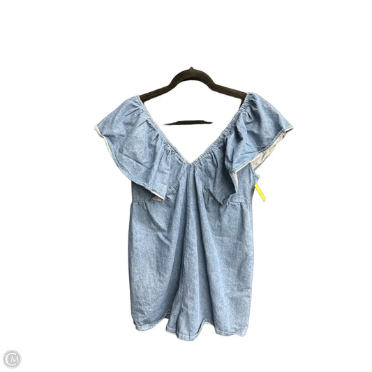 Romper By Day + Moon In Blue Denim, Size: S